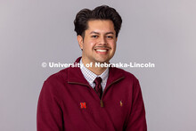 Studio portrait of Miguel Avila Garcia. Admissions Recruitment Specialist. December 17, 2025. 