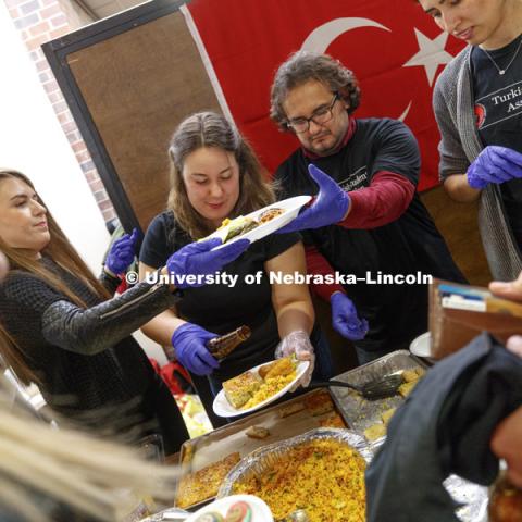The Turkish Student Association serves up their fare. The International Food Bazaar showcases cuisines from all over the world. Registered student organizations representing a variety of countries and cultures will prepare and sell food that is